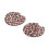 Neopren Tassen Pad Auto Leopardenmuster 2er Set 8