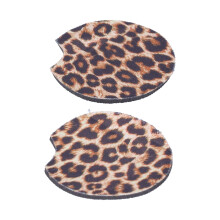 Leopardenmuster Becheruntersetzer 2er Set Auto