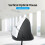 Vertical Wired Ergonomic Optical Mouse, Black, 3 Keys, 1277cm 2