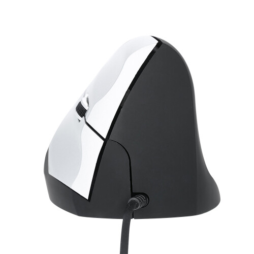 Vertical Wired Ergonomic Optical Mouse, Black, 3 Keys, 1277cm 2