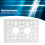 2Pcs Aluminum Grid Plate Wall Mesh Panel 48x72mm, 4mm Diameter 3