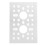 2Pcs Aluminum Grid Plate Wall Mesh Panel 48x72mm, 4mm Diameter 7