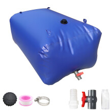 Großer, faltbarer Wasserspeicherbeutel (50 l / 13,21 gal) für Camping, Garten und Landwirtschaft – trockenheitsresistent und ideal für Notfälle.