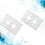 2Pcs Aluminum Grid Plate Wall Mesh Panel 48x72mm, 4mm Diameter 14