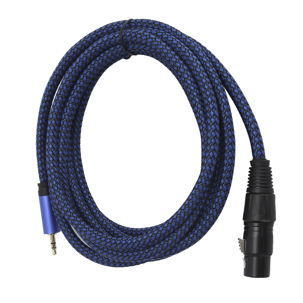 Xlr Female To 3.5Mm Microphone Cable 3M, 24Awg, Oxygen-Free Copper 9361391713391