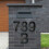 Universal Acrylic Floating House Numbers Modern Numbers-D 4