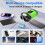 200W Kfz-Wechselrichter 12V-220V ABS 2 USB 2 Type-C 5