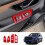 Car Window  Lift Panel Tirm Door Armrests Panel Sticker for  Forester 2025 LHD Forged Pattern 1