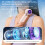 Roseate Handventilator 4000mAh USB-wiederaufladbar Mini 7