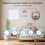 Human Presence Sensor, 8.6cm, White, WiFi & BT 5.0 6