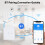 Human Presence Sensor, 8.6cm, White, WiFi & BT 5.0 7