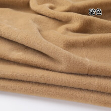 Tissu peluche courte en lapin brossé de 50 cm (19,69 po), fourrure douce pour loisirs créatifs, couvre-chefs, gants et décoration intérieure –