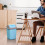 Plastpapperskorg med svängbart lock 3,2 gallon 5