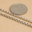 Colar com corrente rolo em prata de lei 925, 4 mm, 16-30 polegadas 5
