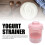 Typ 1 PP Griechisches Joghurt-Sieb 1000 ml Drehbar 6