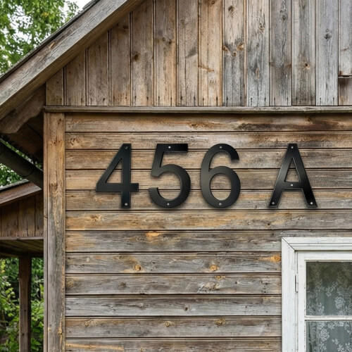 Floating House Number Address Sign Acrylic Identification-5 2