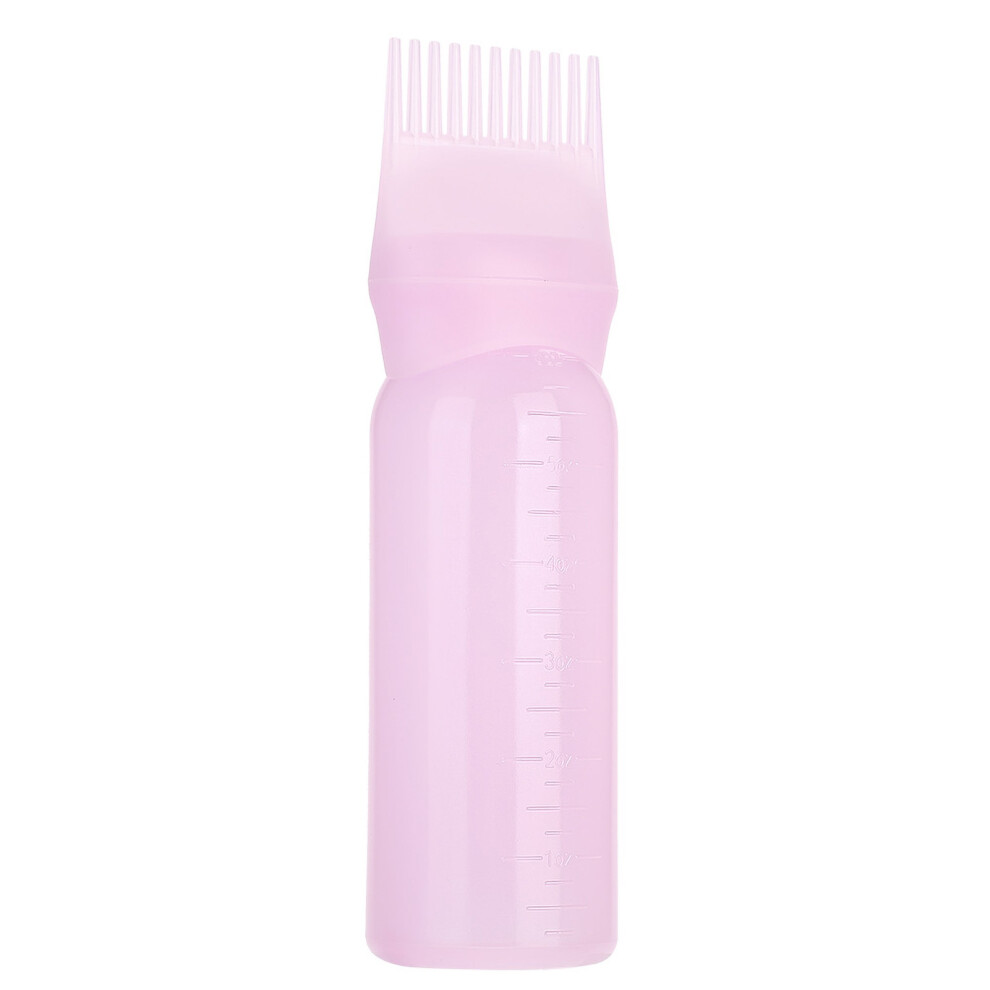 160ml Dye Brush Bottle with Comb Pink