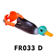 Floating Rotating Duck Lure Topwater Bass Bait 9cm 3pcs