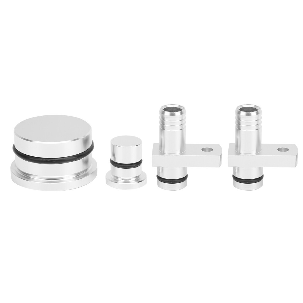 Aluminum Pcv Reroute Fitting Kit For Gm Duramax 6.6L 2004.5-2010 6911392081246