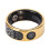 Goldener Smart-Ring mit Touchscreen, IP68, 20mAh, Größe 9 16