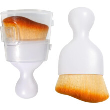 Car Interior Detailing Brush – Soft Bristle Dusting & Cleaning Tool for Dash, Vents, and More (White with Cap)
