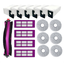 Compatible for J15 Max Ultra Spare Parts Accessories Main Brush HEPA Filter Mop Cloth Dust Bag