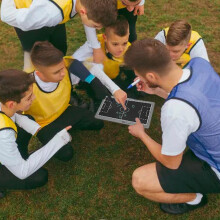 15-Zoll-Abwischbare elektronische Basketball-Strategie-Markierungswand mit Stift
