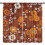 Vintage floral curtains boho daisy pattern 63" W x 63" L 1