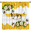 Bee Curtains Rustic Honey Pattern Rod Pocket Thermal Drapes 1