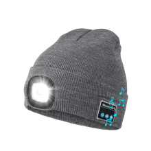 Bluetooth LED-muts met ingebouwde koptelefoon en