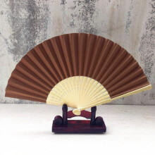 Folding Hand Held Fan With Patterned Lace Silk Material, 7-Inch Folding Handheld Fan For Dance, Wedding, Party, And Special Occasions Use