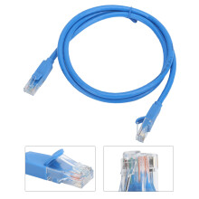 E004 1m Blue CAT6 Gigabit Network Cable RJ45 8-Core Twisted Pair