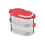Stackable Airtight Spice Organizer with Sealable Jars – Multi-Layer Kitchen Rack for Countertop/Cabinet, Space-Saving, Red (1 Pc) 1