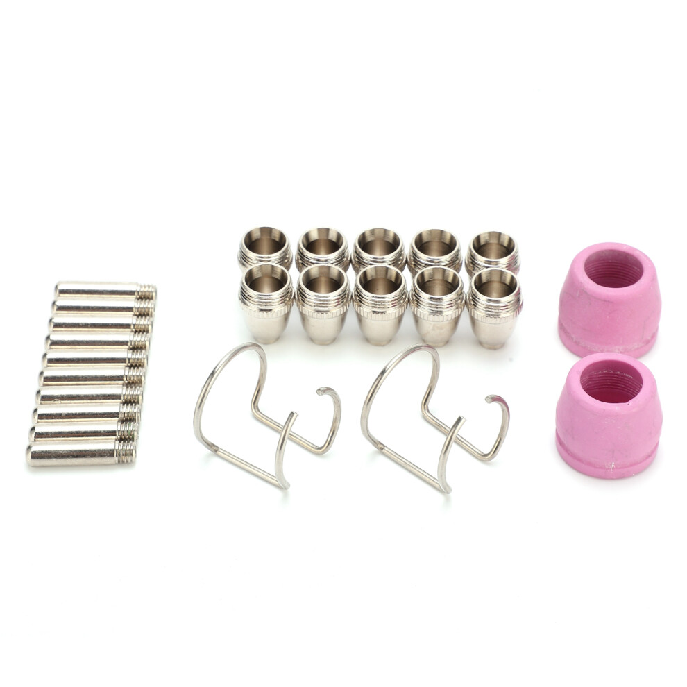 24Pcs Plasma Torch Consumables Kit Sg-55 Ag-60 Wsd-60P Durable For Cutting 9351391721069