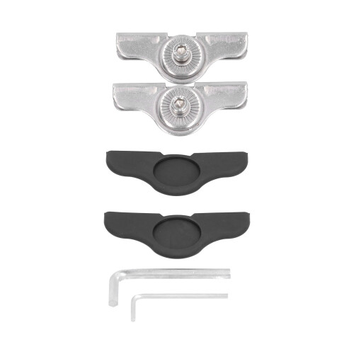 LED Light Bar Mounting Brackets 2pcs Universal Car Clamp Holders for Work Lamps 2
