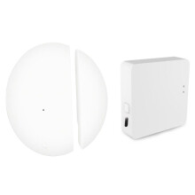 Tuya ZigBee Tür-/Fenstersensor, WLAN,  Home, Türsensor-Alarme, Kabellose Magnetische Türalarme mit Zigbee-Gateway