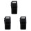 3X Handheld Radio Silicone Cover Protect Case for  Uv-82 Black 1