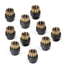 10 Pcs Small Brass Brushes for Dupray Steam Cleaners Steam Nozzle Accessories