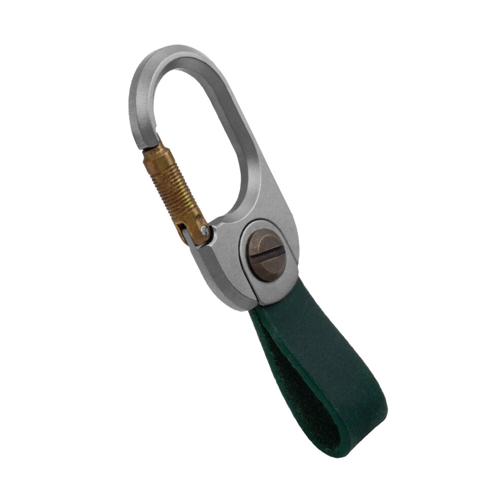 Leather Keychains For Women Men Waist Belt Buckles Carabiner 7696002003328
