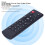 TX6 Remote Control for Android TV Box, Black, 10m Range 7