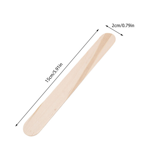 Holz Wachsstift 100 Stück Einweg Gesichtsbrauen 1
