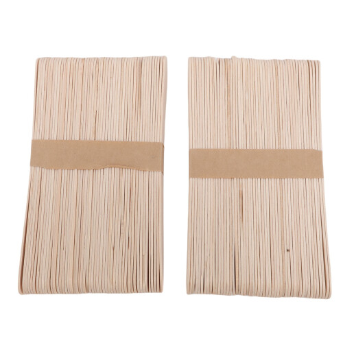 Holz Wachsstift 100 Stück Einweg Gesichtsbrauen 2