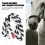 Strong Braid Horse Lead Rope with Thicker Alloy Hooks 2.5m Polyester 4