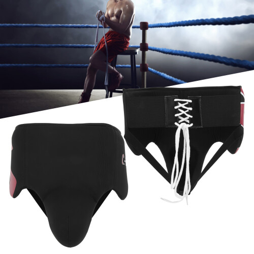 BN FIGHT Boxen Muay Thai Tiefschutz Rot 1