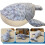 Plüsch Wal Kissen 50cm weich blau Kuscheln 6