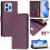 () Case For Honor X8d PU Leather FLIP COVER Card Holder Wallet RFID Blocking 6