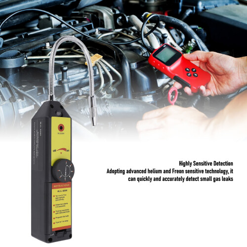 HVAC Refrigerant Leak Detector 7-Level Sensitivity, 20cm Probe 2