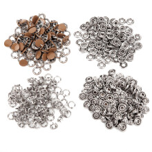 Boutons-pression en acier inoxydable, robustes, de qualité marine, résistants à la rouille, en laiton, pour surfaces creuses et pleines,