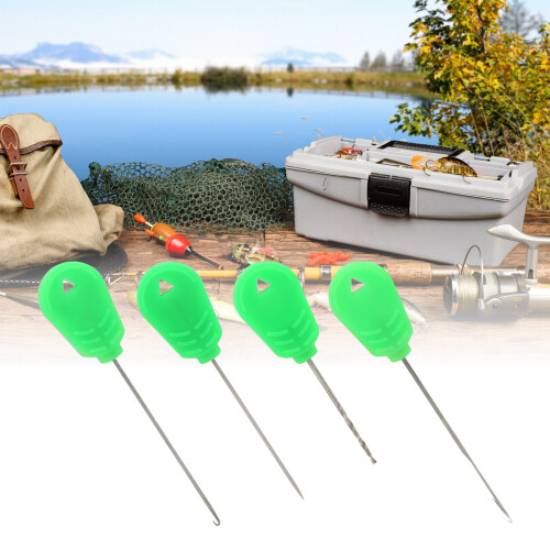 Fishing Bait Needle Line Drill Tool Kit 8pcs Carp Rigging Tackle Gear 1