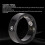 Schwarzer Smart-Ring 20mAh IP68 Touchscreen Fitness-Tracker 5